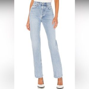 NWT AGOLDE Lana Straight Jeans
